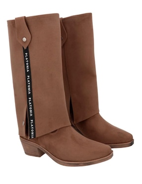 Bota abajo de la rodilla Platonia Dakota de gamuza para mujer