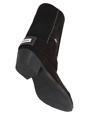 Bota cowboy arriba del tobillo Platonia Arizona de gamuza para mujer