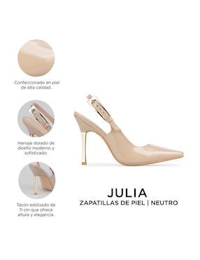 Zapatilla de piel Davenia