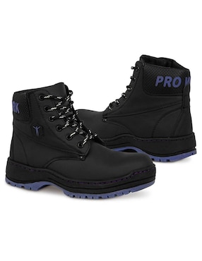 Bota al tobillo Prowork de piel para mujer