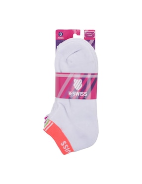 Set de tín K-Swiss de algodón para mujer 3 pares