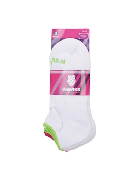 Set de tín K-Swiss de algodón para mujer 3 pares