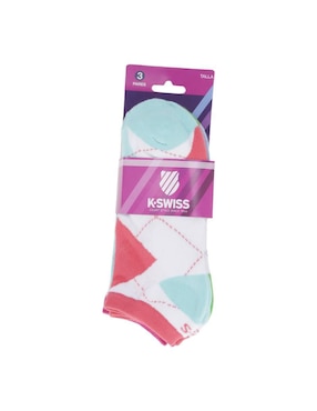 Set de tín K-Swiss de algodón para mujer 3 pares
