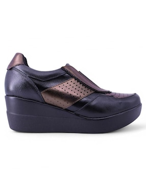 Zapato Manet Vallarta de piel para mujer