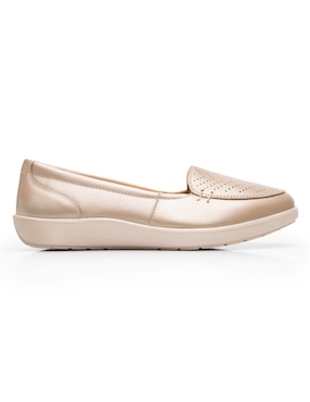 Mocasín Flexi de piel para mujer