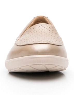 Mocasín Flexi de piel para mujer