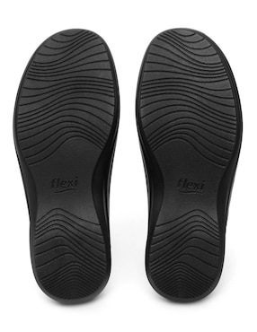 Zueco Flexi de piel para mujer