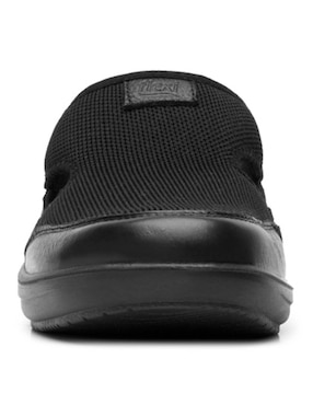 Zueco Flexi de piel para mujer