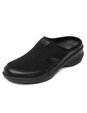 Zueco Flexi de piel para mujer