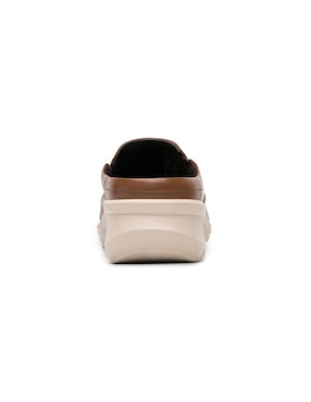 Zueco Flexi de piel para mujer