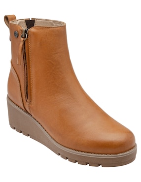 Bota al tobillo Dockers Beth de piel para mujer