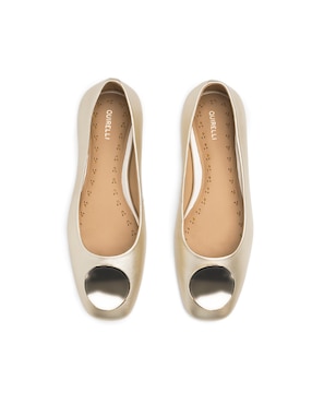 Balerina Quirelli de piel para mujer