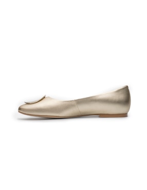 Balerina Quirelli de piel para mujer