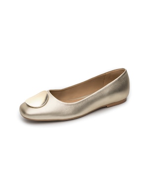 Balerina Quirelli de piel para mujer