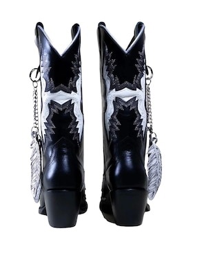 Bota Cowboy abajo de la rodilla Pellibus Libertas de cuero para mujer