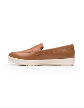 Mocasín Flexi de piel para mujer