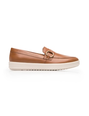 Mocasín Flexi de piel para mujer