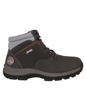 Bota al tobillo Jeep de piel para mujer