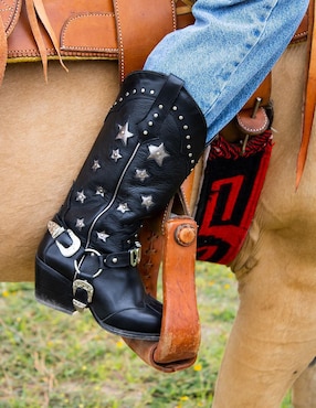 Bota cowboy media pierna Elán Choose Your Way Best seller de piel para mujer