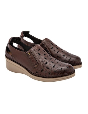 Zapato Lobo Solo de piel para mujer