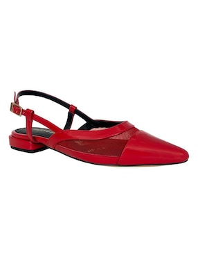 Balerina Savvy de piel para mujer