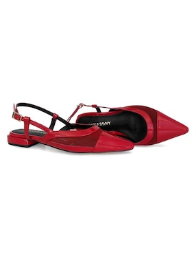 Balerina Savvy de piel para mujer