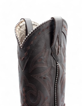 Bota cowboy abajo de la rodilla Lyard de piel bovino para mujer