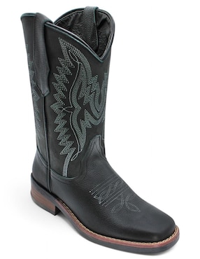 Bota cowboy media pierna Rbcollection Rbsoul de piel para mujer