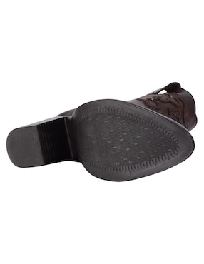 Bota cowboy arriba del tobillo Rbcollection de piel para mujer