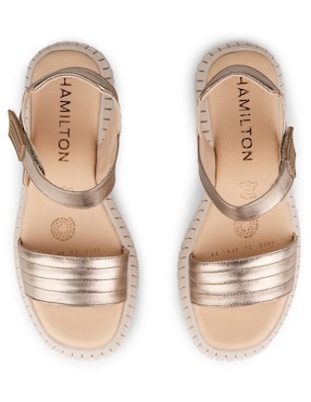 Sandalia Hamilton Footwear Core Rose Gold para mujer