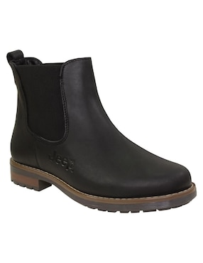 Bota al tobillo Jeep de piel para mujer