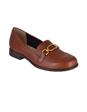 Mocasín Joyce de piel para mujer