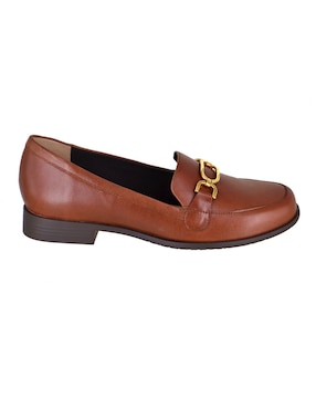 Mocasín Joyce de piel para mujer