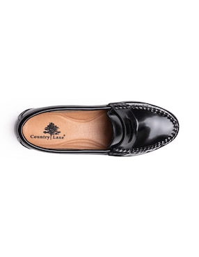 Mocasín Country Lane de piel para mujer