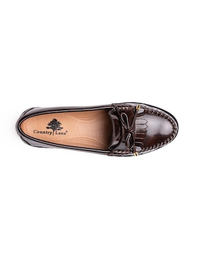 Mocasín Country Lane de piel para mujer