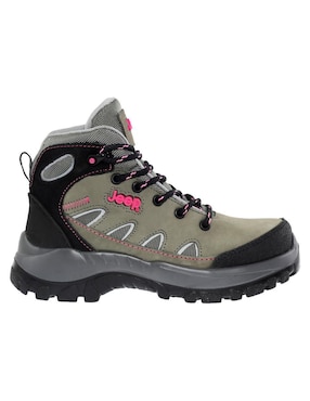Bota al tobillo Jeep de piel para mujer