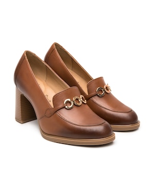 Zapatilla de piel Flexi Semivestir