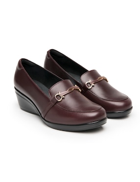 Zapato Flexi Semivestir de piel para mujer