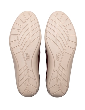 Mocasín Flexi de piel para mujer