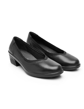 Mocasín Flexi de piel para mujer