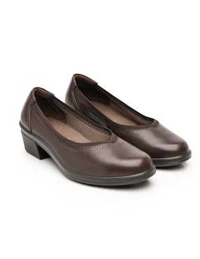 Mocasín Flexi de piel para mujer