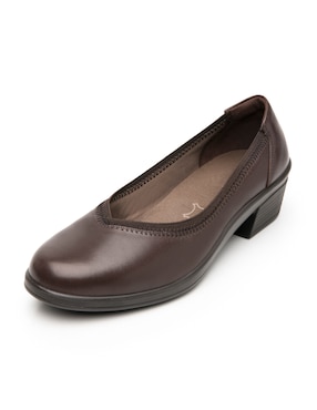 Mocasín Flexi de piel para mujer