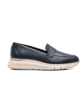 Mocasín Flexi de piel para mujer