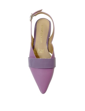 Balerina Savvy de piel para mujer