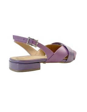 Balerina Savvy de piel para mujer