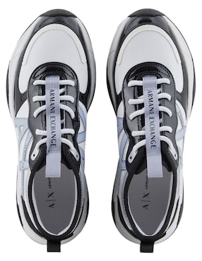 Tenis Armani Exchange Big Logo para mujer
