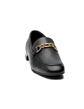 Mocasín Quirelli de piel para mujer