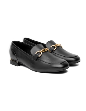 Mocasín Quirelli de piel para mujer