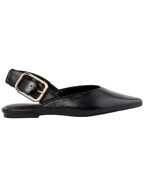 Balerina Steve Madden Sianna Black Leat para mujer