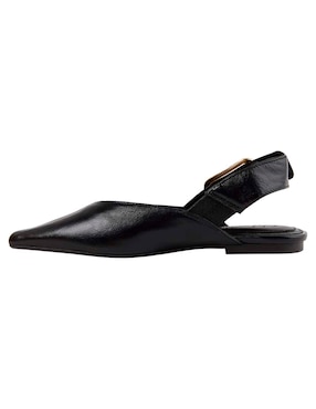 Balerina Steve Madden Sianna Black Leat para mujer